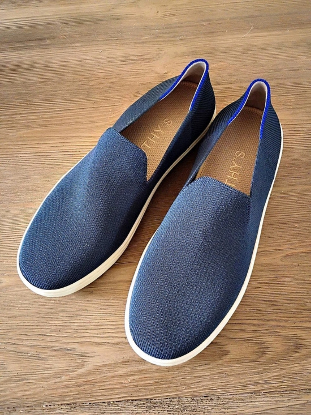 Rothy's The Original Slip On Sneaker Women's Blue, 7.5